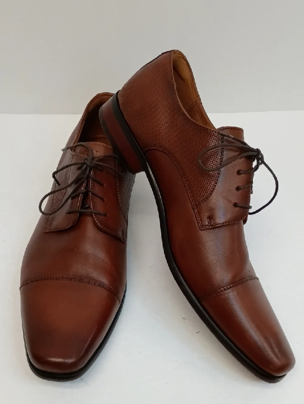 Florsheim Brown Leather Cap Toe Oxford Dress Shoes Size 13